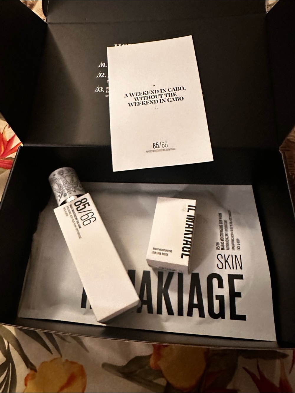 IL MAKIAGE Skin Set - White & Black Minimal Packaging - self tanner- sun foam